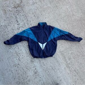 Vintage Claybrooke Sport Blue Windbreaker Jacket